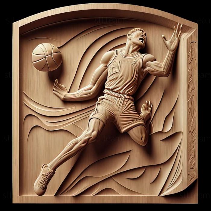3D модель Игра Слэм Данк Баскетбол 2 (STL)